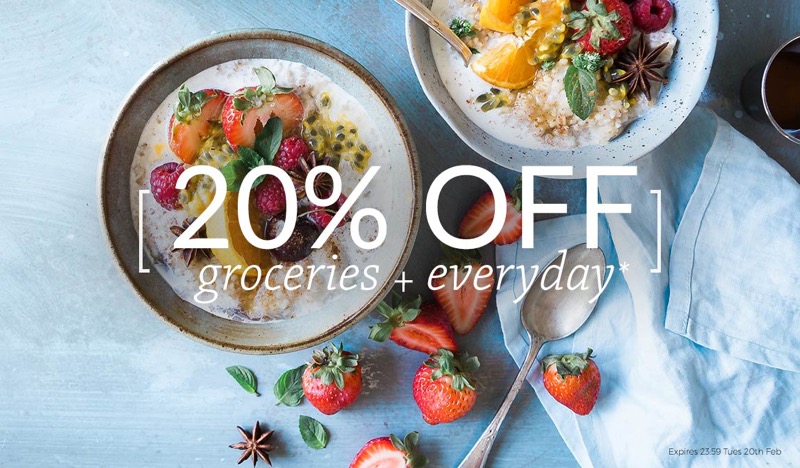 Natural Collection Natural Collection: 20% off groceries & everyday