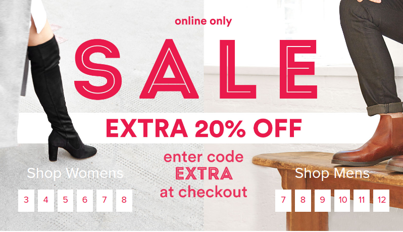 Office Shoes: extra 20% off on sale up to 50%