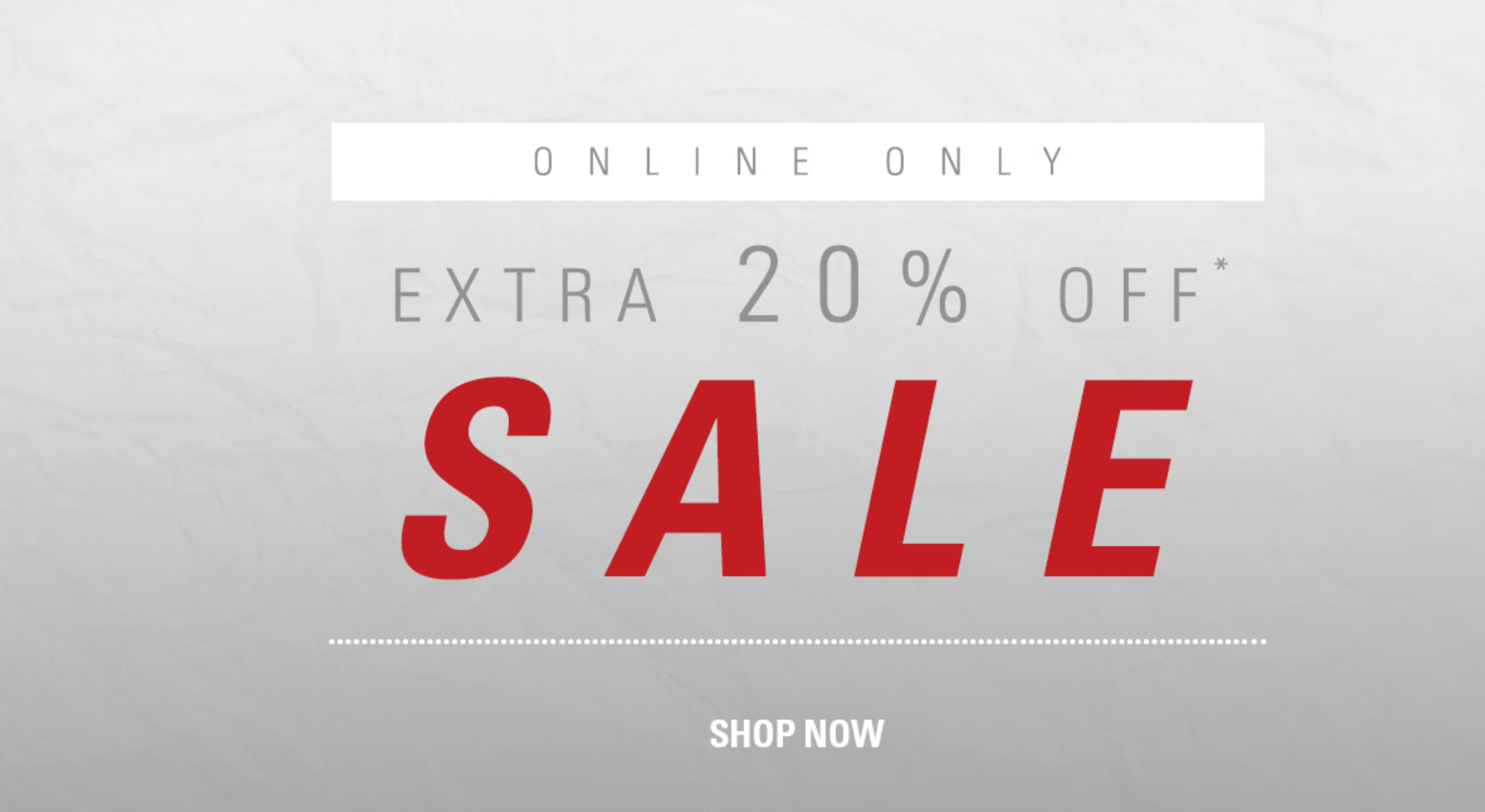 Offspring: 20% Sale off womens and mens sale