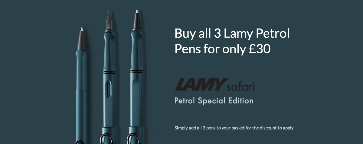 Pen Shop Pen Shop: buy all 3 Lamy Petrol Pens for only £30