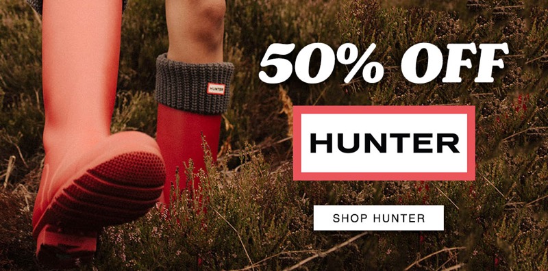 Pet and Country: 50% off Hunter shoes