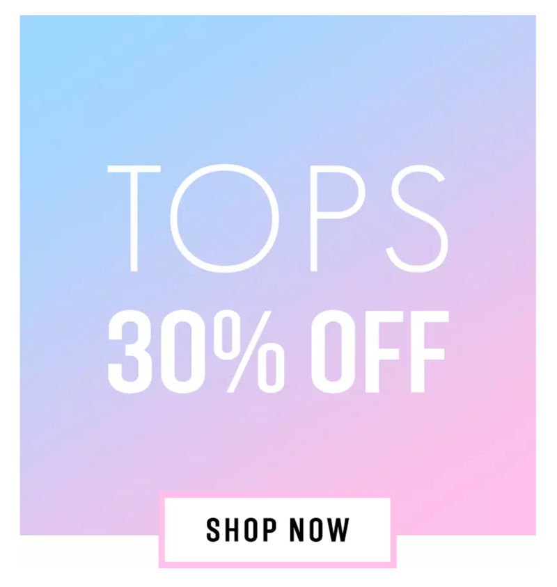 Pink Boutique Pink Boutique: Sale 30% off tops