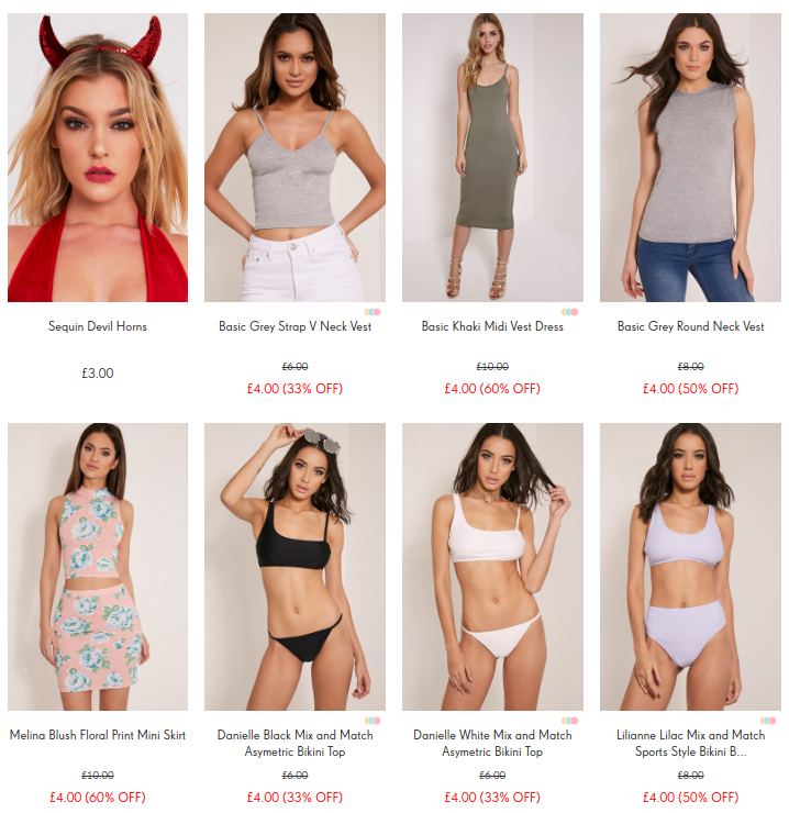 Pretty Little Thing: Sale up to 75% off clothing, dresses, shoes and accessories