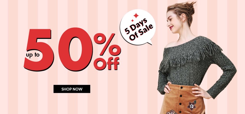 RoseGal: Sale up to 50% off clothes & home supplies
