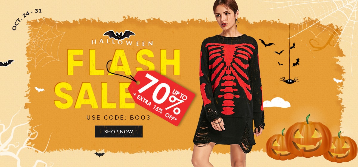 RoseGal: Flash Sale up to 70% off Halloween styles