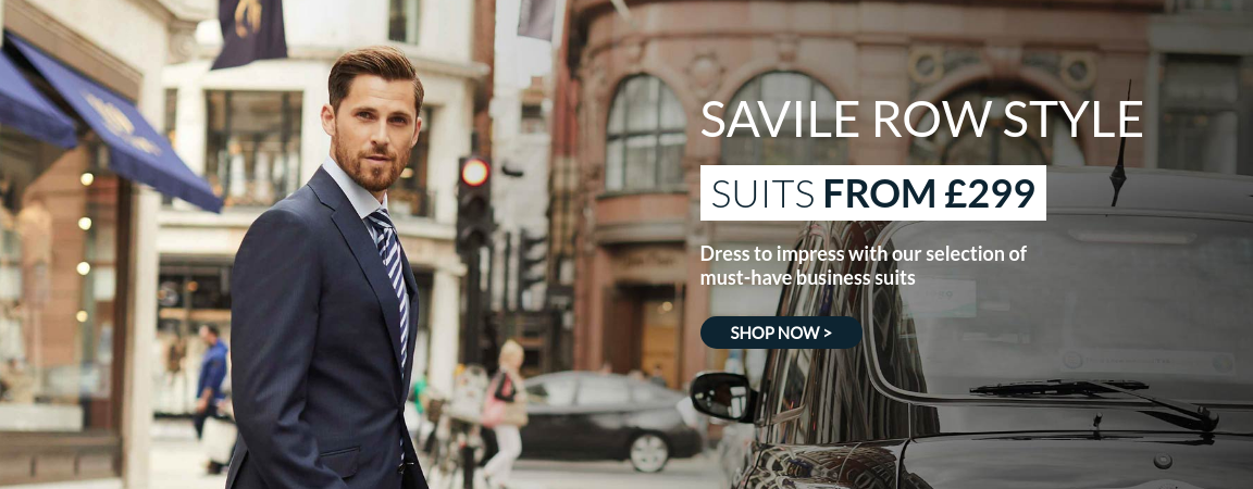 Savile Row: suits from £299