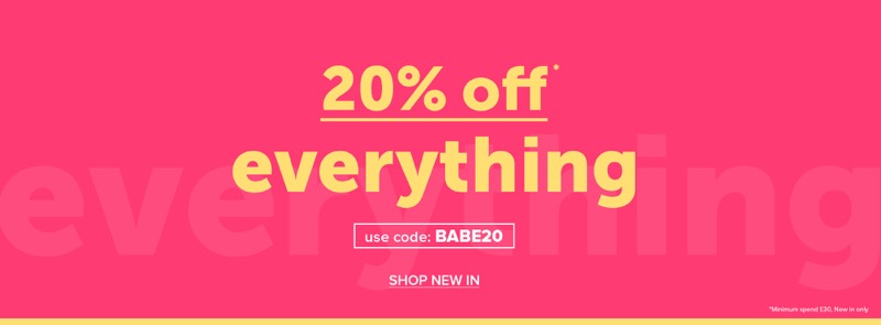 Select Fashion: 20% off womens clothes