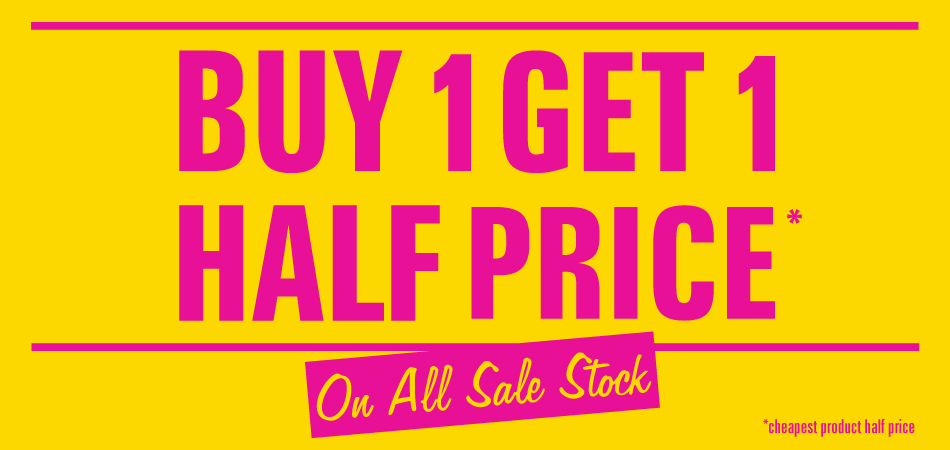 Shoe Zone: buy one and get one half price