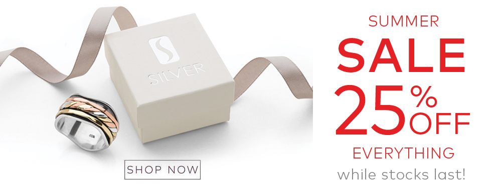 Silver By Mail: Summer Sale 25% off silver jewellery collections