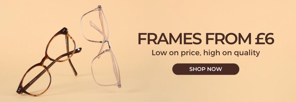 SmartBuyGlasses: frames from £6