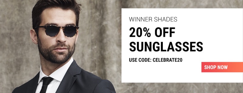 Sunglasses Shop: 20% off designer sunglasses