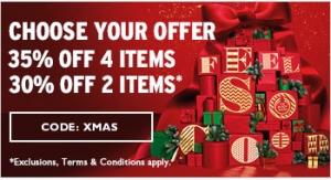 The Body Shop: up to 35% off for XMAS