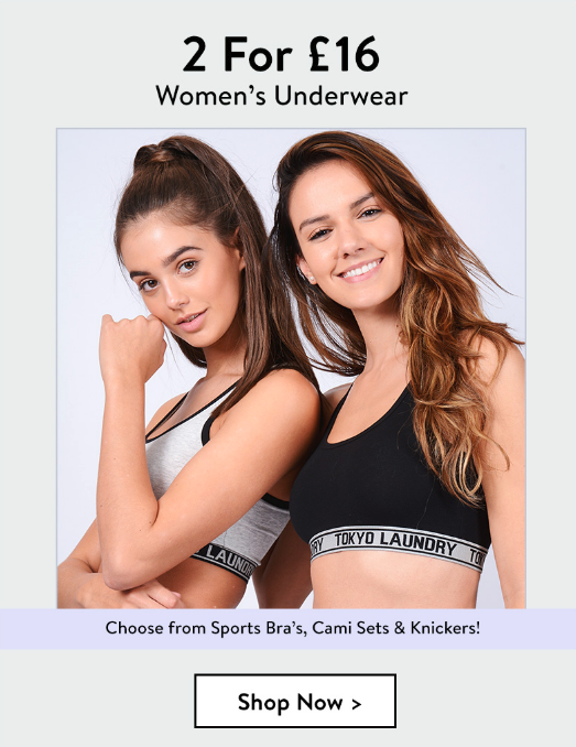 Tokyo Laundry: 2 womens underwear for £16