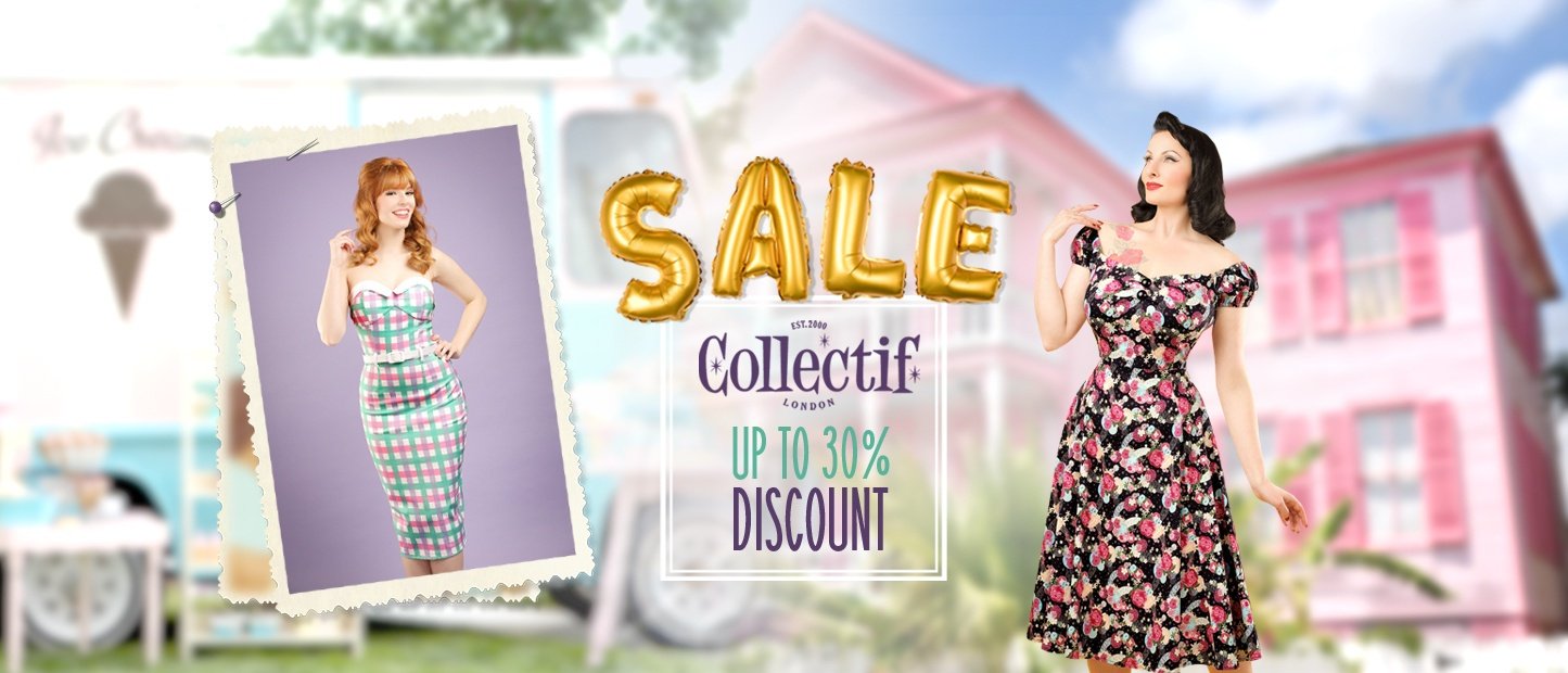 Top Vintage: up to 30% off Collectif clothes