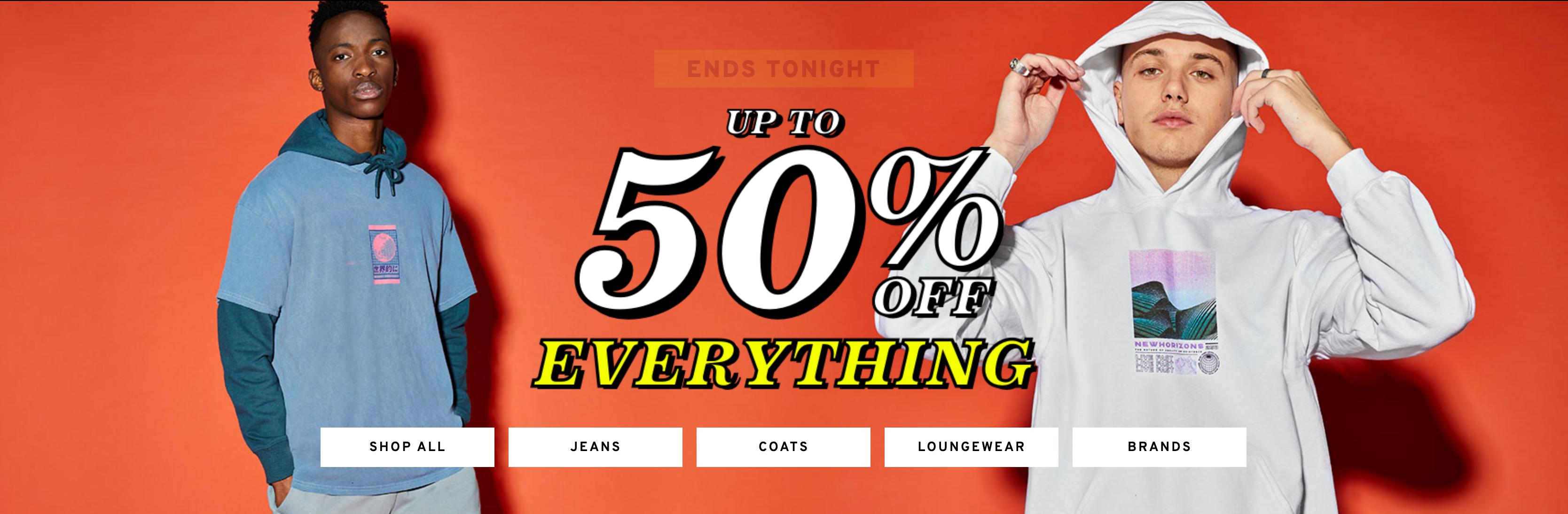 Topman: Sale up to 50% off mens fashion