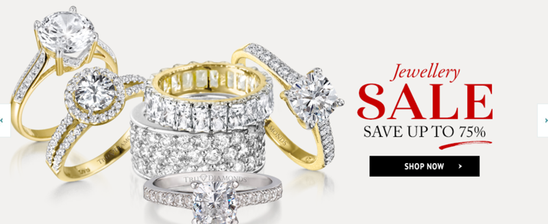 Tru Diamonds Tru Diamonds: Sale up to 75% off jewellery