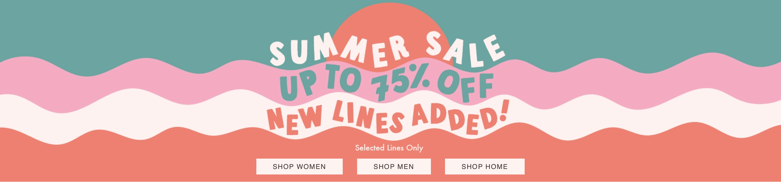 Urban Outfitters: summer sale up to 75%