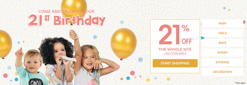 Vertbaudet: 21% off baby, kids and children clothing