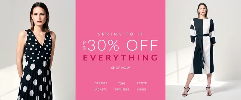 Wallis: up to 30% off women's clothing