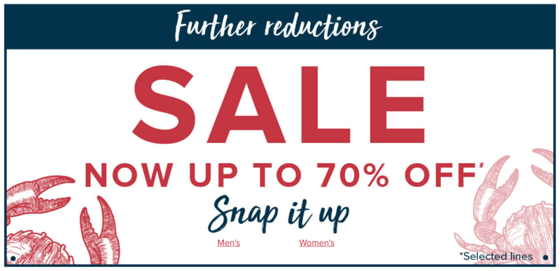 Weird Fish: Sale up to 70% off women's and men's clothing