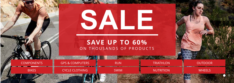 Wiggle: sale up to 60% off