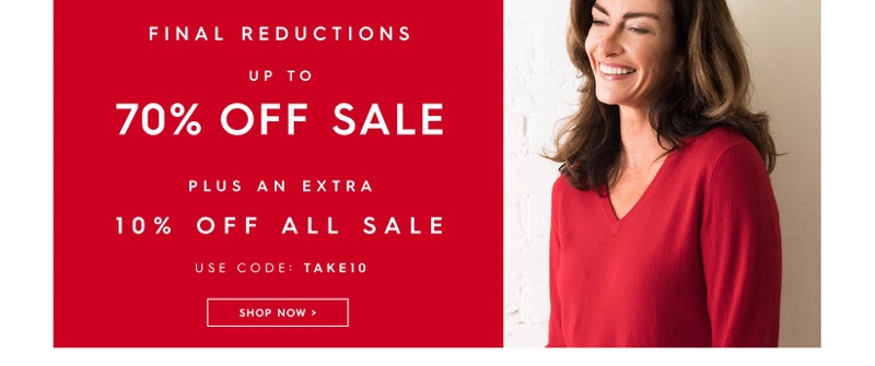 Woolovers Woolovers: Sale up to 70% off cashmere, wool and cotton knitwear, jumpers, cardigans and sweaters