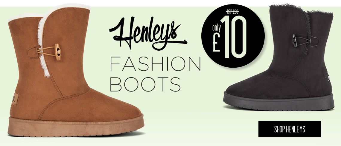 Wynsors: Henleys fashion boots for only £10