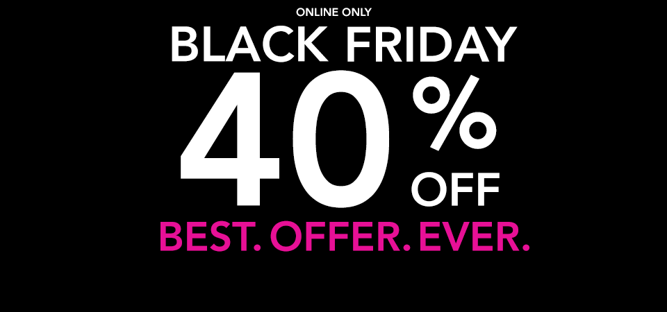 Black Friday Claire's: 40% off