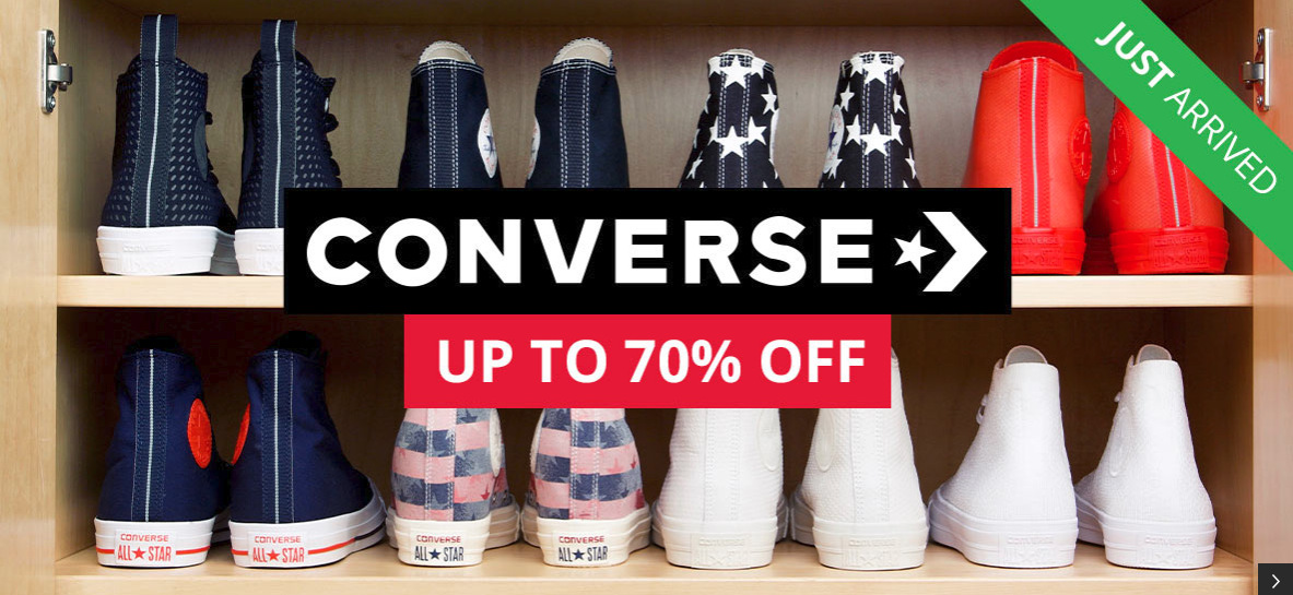 MandM Direct: up to 70% off Converse trainers