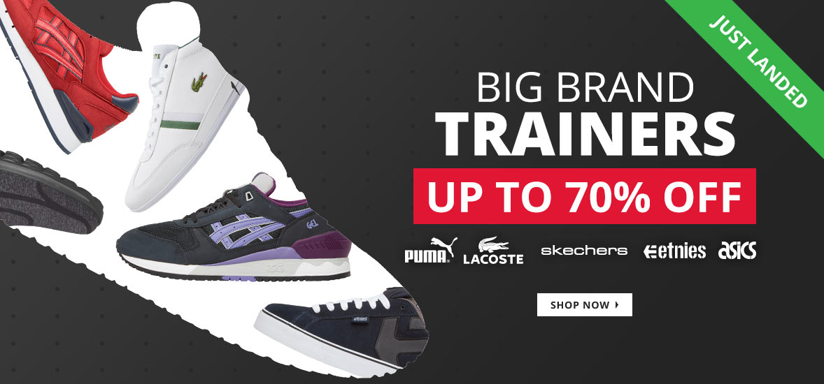 M and M Direct: up to 70% off big brand trainers