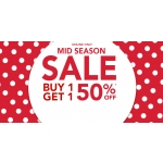 Claire's: Buy 1 get 1 50% off Claire's: Buy 1 get 1 50% off